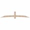 Ekena Millwork Bellingham Smooth Timber Gable Bracket, Douglas Fir, 108"W x 22"H x 1 1/2"D x 5 1/2"F, 5/12 Pitch GBW108X22X0206BEL00SDF - alternate 1